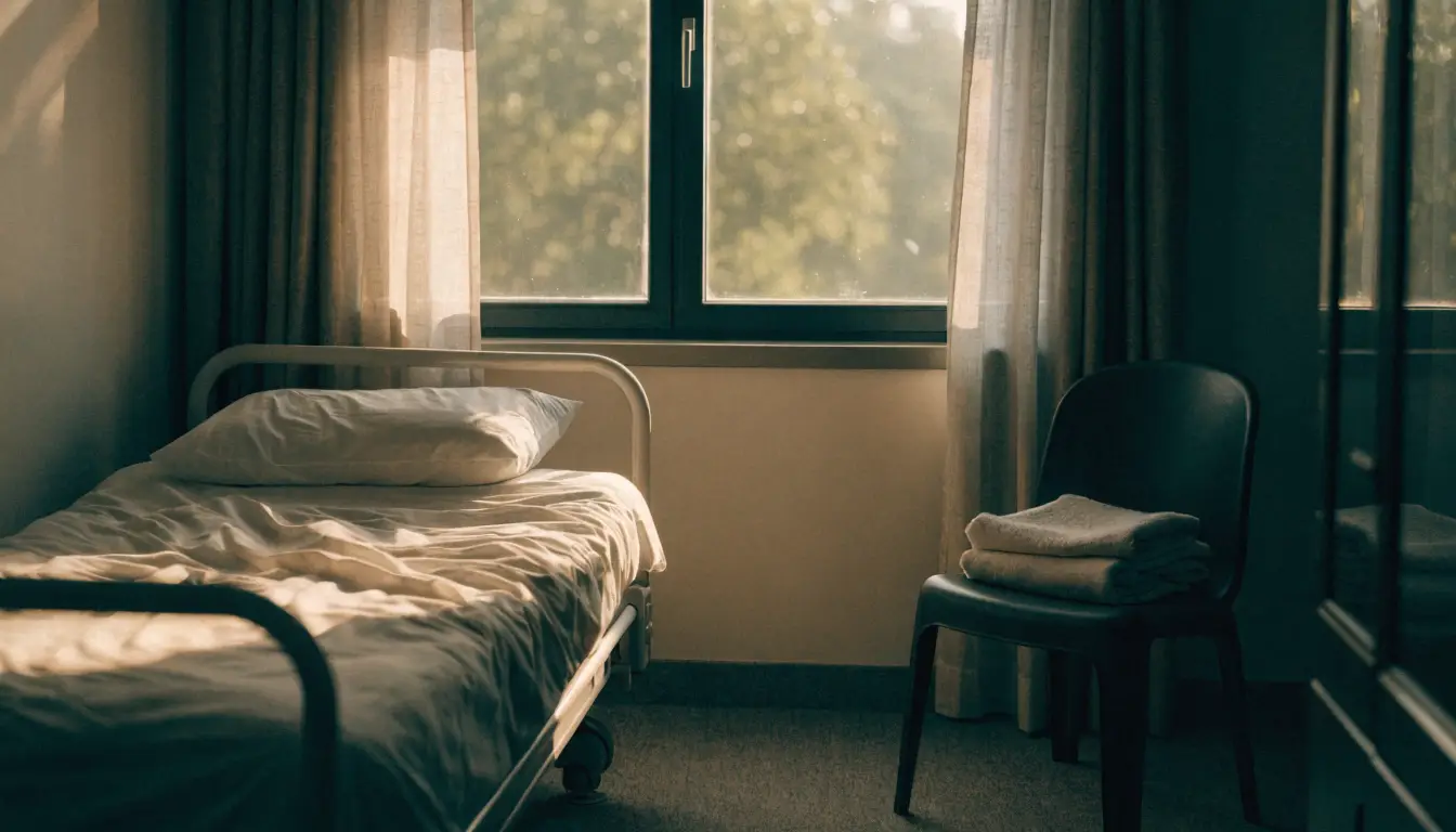 An empty wheelchair by a hospital window — when an Oceanside injury claim becomes catastrophic
